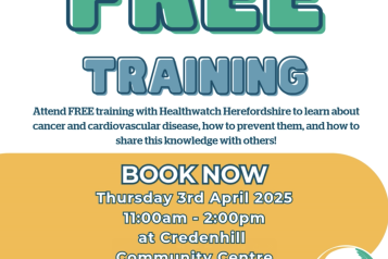 Free training In Credenhill Herefordshire